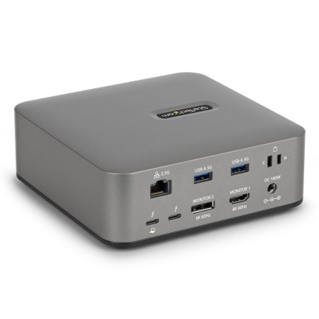 StarTech.com 215UE-TB5USB4DOCK laptop dock port replicator Wired Thunderbolt 5 Gray