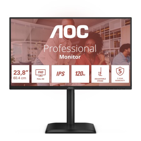 AOC 24E4U Computerbildschirm 60,5 cm (23.8") 1920 x 1080 Pixel Full HD LED Schwarz