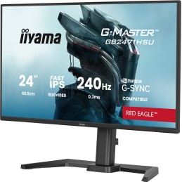 iiyama G-MASTER GB2471HSU-B1 pantalla para PC 60,5 cm (23.8") 1920 x 1080 Pixeles Full HD Negro