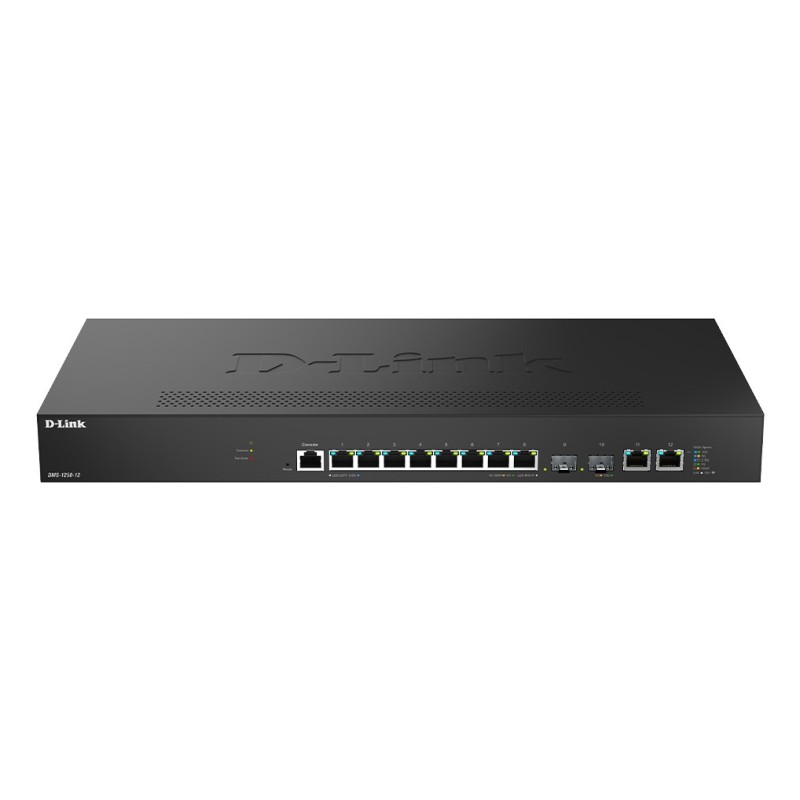 D-Link DMS-1250-12 E commutateur réseau Géré L2 10G Ethernet (100 1000 10000) Noir