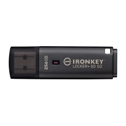 Kingston Technology IronKey Locker+ 50 G2 USB flash drive 256 GB USB Type-A 3.2 Gen 1 (3.1 Gen 1) Black