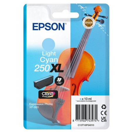 Epson Violin Claria Photo HD cartuccia d'inchiostro 1 pz Originale Resa elevata (XL) Ciano chiaro