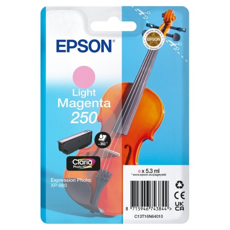 Epson 250 Violin Claria Photo HD ink cartridge 1 pc(s) Original High (XL) Yield Light magenta