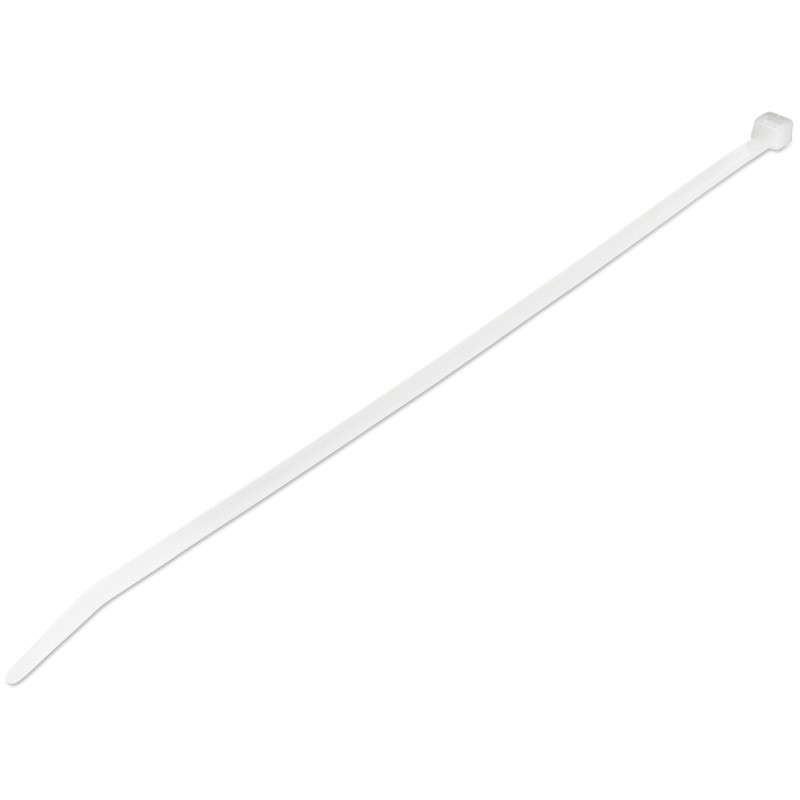 StarTech.com CBMZT10N cable tie Releasable cable tie Nylon, Plastic White 100 pc(s)