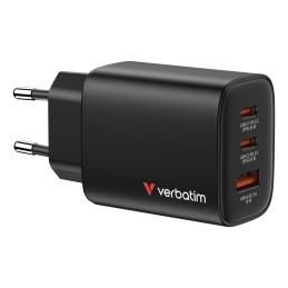 Verbatim 32352 mobile device charger Universal Black AC Fast charging Indoor
