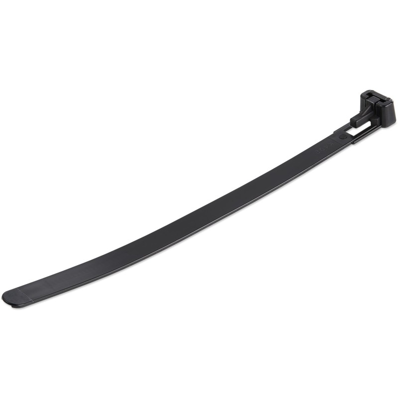 StarTech.com Colliers de Serrage Réutilisables 15 cm Noirs - Largeur 7 mm - Diam. faisceau 35 mm - Résistance traction 22 kg -