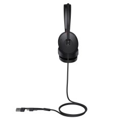 Yealink UH48 Dual Teams USB-C A Auriculares Alámbrico Diadema Llamadas Música USB Type-C   USB Type-A Negro