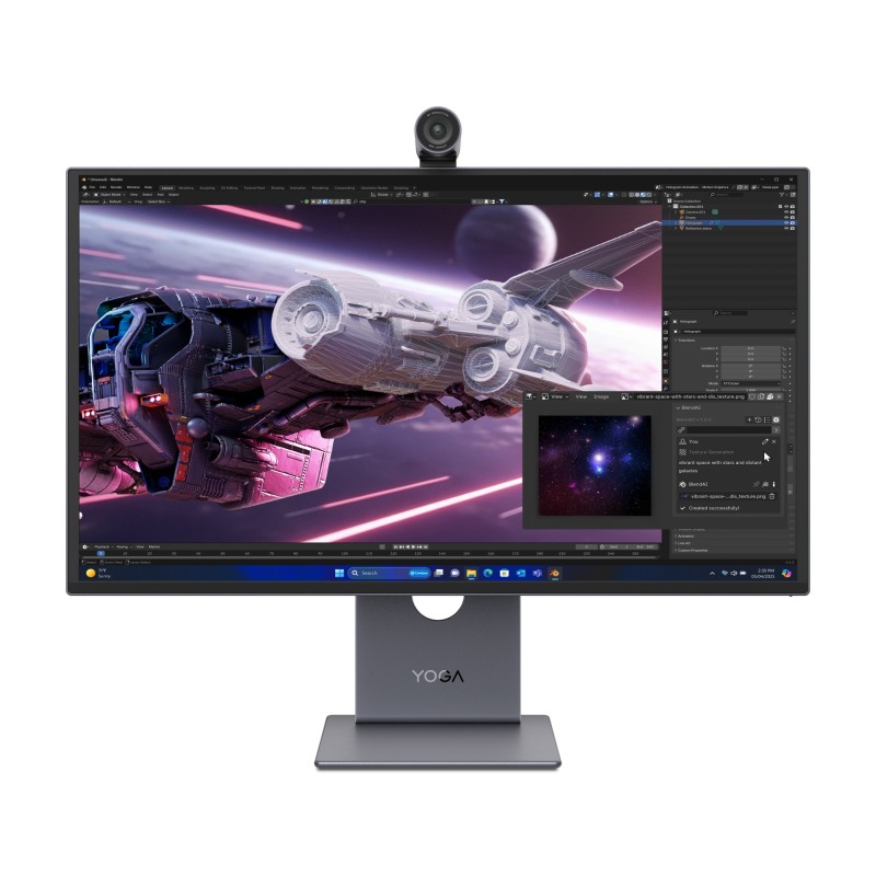 Lenovo Yoga Pro 27UD-10 computer monitor 26.5" 3840 x 2160 pixels 4K Ultra HD QD-OLED Black