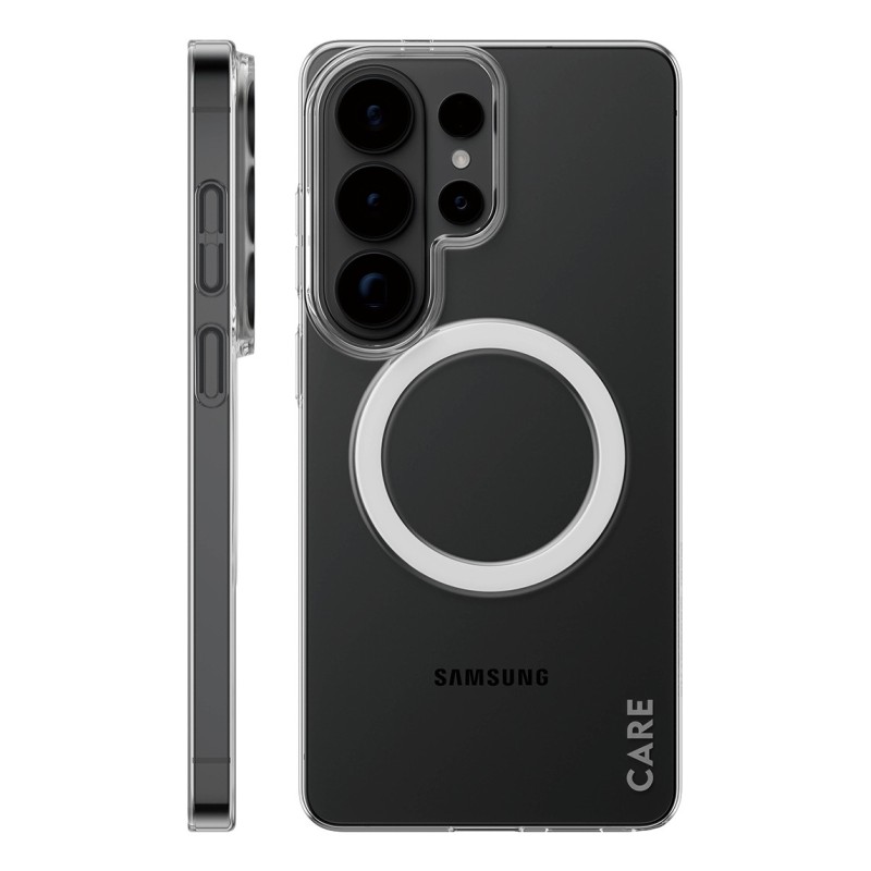 PanzerGlass CARE™ by ® SL1M Case Transparent w. Qi Samsung Galaxy S26 Ultra mobile phone case 6.9" Cover