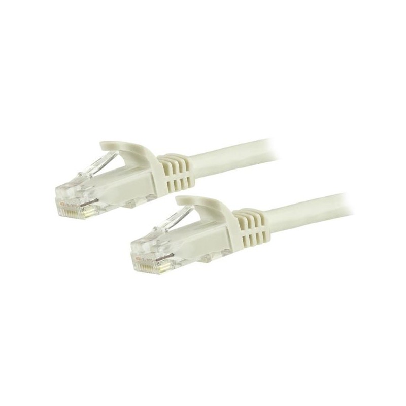 StarTech.com N6PATC150CMWH networking cable White 59.1" (1.5 m) Cat6 U UTP (UTP)