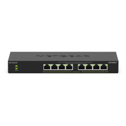 NETGEAR GS308LP Unmanaged Gigabit Ethernet (10 100 1000) Power over Ethernet (PoE) Desktop Schwarz