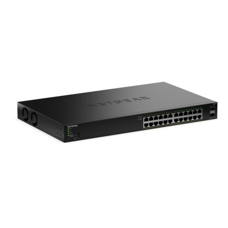 NETGEAR GS324TPv2 Gestionado L2 L3 Gigabit Ethernet (10 100 1000) Energía sobre Ethernet (PoE) 1U Negro