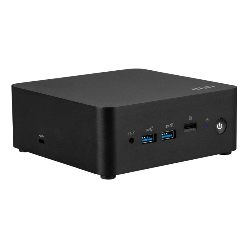 MSI Cubi NUC AI 1UMG-022AT Intel Core Ultra 7 155H 16 Go DDR5-SDRAM 1 To SSD Windows 11 Pro Mini PC Noir