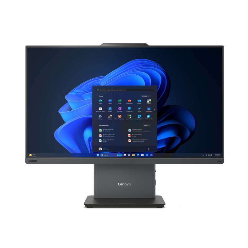 Lenovo ThinkCentre neo 50a 24 Gen 5 Intel Core 5 210H 60,5 cm (23.8") 1920 x 1080 pixels Écran tactile PC All-in-One 16 Go