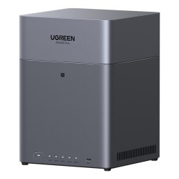 Ugreen DH4300 Plus NAS Mini Tower 8 GB LPPDDR4X UGOS Pro Gray