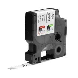 DYMO Rhino Étiquettes en vinyle industrielles | 9 mm x 5,5 m | autocollantes impression en noir sur fond blanc | pour