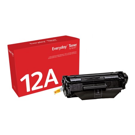 Toner Everyday™Negro di Xerox compatibile con HP 12A (Q2612A), Capacidad estándar