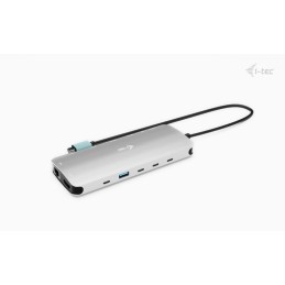 i-tec Metal C31NANOTRIPLEDOCKPD laptop dock port replicator Wired USB 3.2 Gen 1 (3.1 Gen 1) Type-C Gray