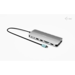 i-tec Metal C31NANOTRIPLEDOCKPD Wired USB 3.2 Gen 1 (3.1 Gen 1) Type-C Gray