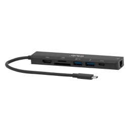 CLUB3D CSV-2553 interface hub USB Type-C 5000 Mbit s Black