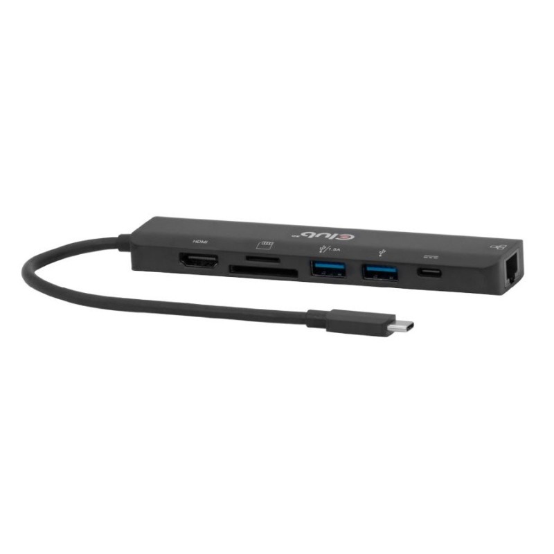 CLUB3D CSV-2553 interface hub USB Type-C 5000 Mbit s Black