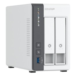 QNAP TS-216G servidor de almacenamiento NAS Torre Cortex-A Cortex-A55 4 GB Unidad de disco duro Blanco