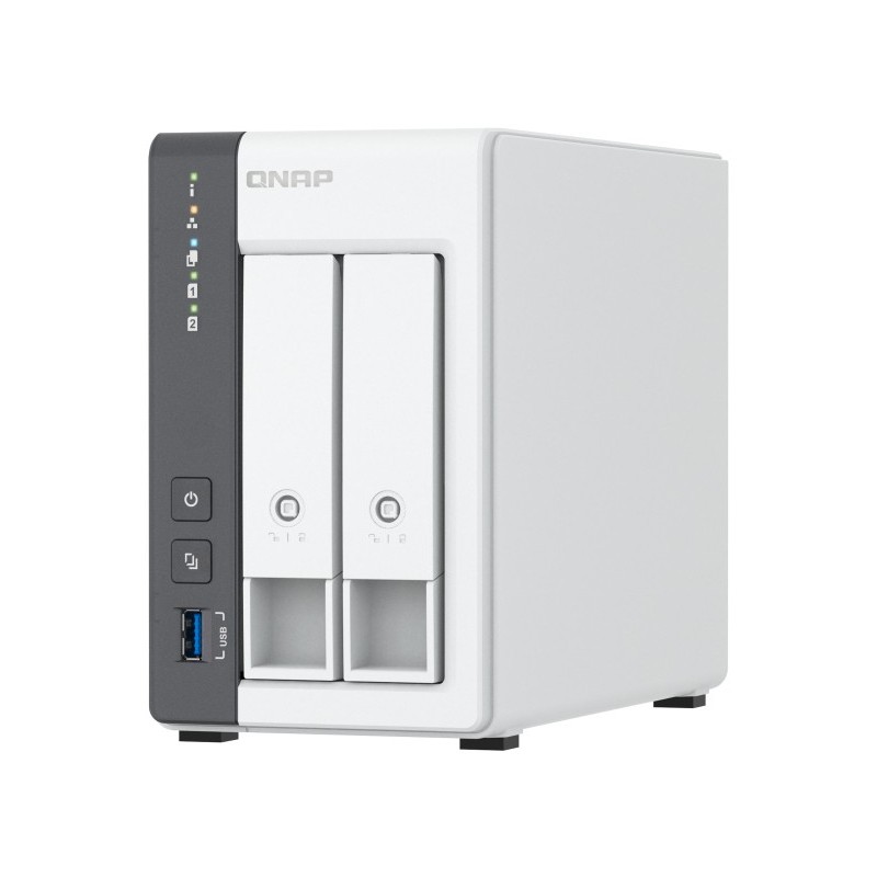 QNAP TS-216G server NAS e di archiviazione Tower Cortex-A Cortex-A55 4 GB HDD Bianco