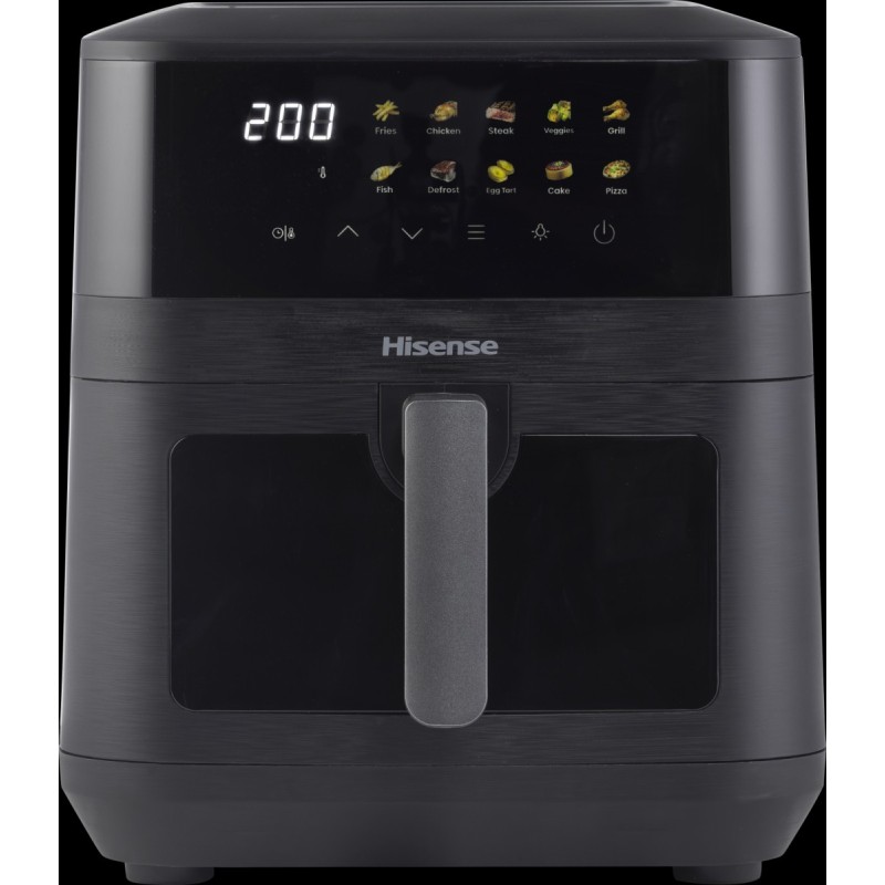 Hisense HAF2100DCD Unique 7,7 L 2100 W Friteuse d’air chaud Noir