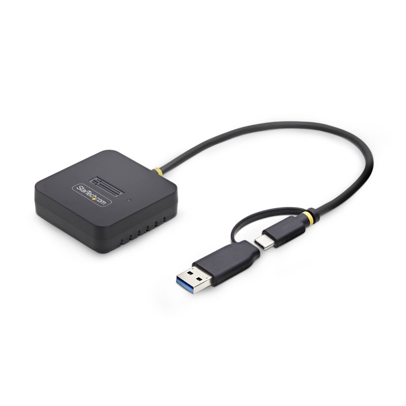 StarTech.com Adattatore Dock da USB-C   USB-A a M.2 NVMe, 10Gbps, Lettore Esterno per SSD M.2 NVMe con Installazione Senza