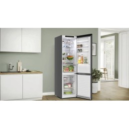 Bosch Serie 4 KGN39OCAF fridge-freezer Freestanding 363 L Anthracite, Stainless steel