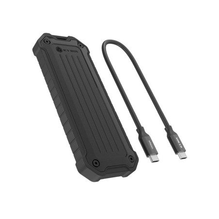 ICY BOX IB-1827MCP-C31 Caja externa para unidad de estado sólido (SSD) Negro M.2