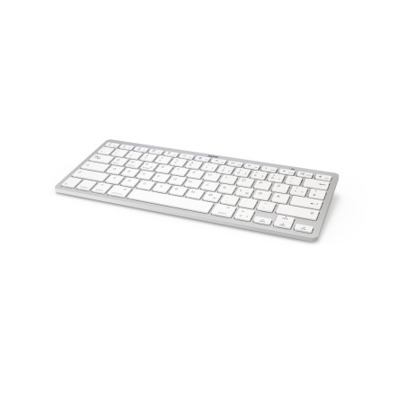 Hama KEY4ALL X510 clavier Bureau Bluetooth QWERTZ Allemand Argent, Blanc
