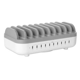 Manhattan 102766 mobile device charger Mobile phone, Smartphone, Tablet White, Gray AC Fast charging Indoor