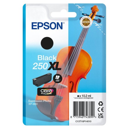 Epson 250XLViolin Claria Photo HD Druckerpatrone 1 Stück(e) Original Hohe (XL-) Ausbeute Schwarz