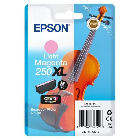 Epson 250XL Violin Claria Photo HD Druckerpatrone 1 Stück(e) Original Hohe (XL-) Ausbeute Helle Magenta