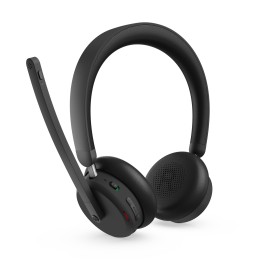 Lenovo 6550 Kopfhörer Kabellos Kopfband Büro Callcenter USB Typ-C Bluetooth Schwarz