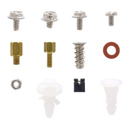 InLine 77789B mounting kit Multicolor Metal, Plastic