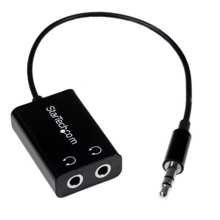 StarTech.com MUY1MFFADP audio splitter Black