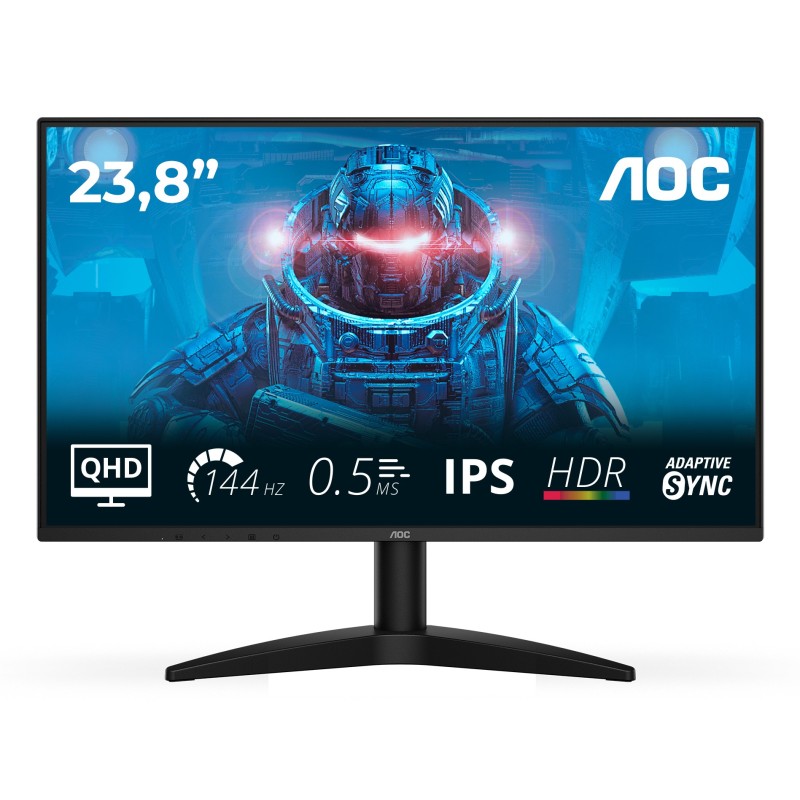 AOC B3 Q24B36X Computerbildschirm 60,5 cm (23.8") 2560 x 1440 Pixel Quad HD LED Schwarz