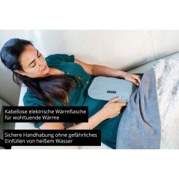 Unold Wärmi - Elektrische Wärmflasche Blau 86018