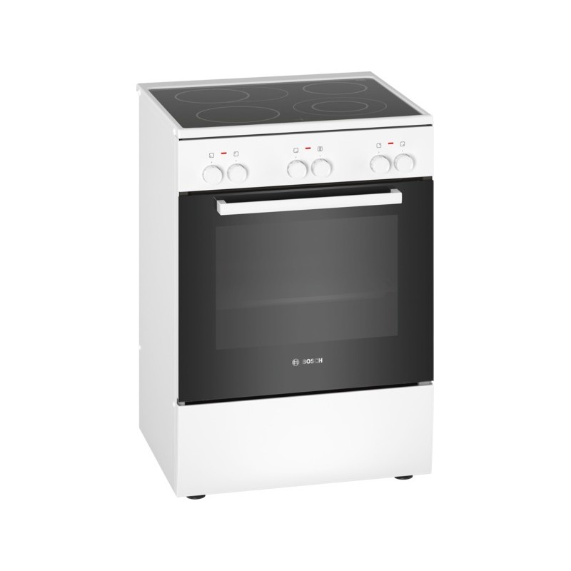 Bosch HKA090220 Küchenherd Freistehender Herd Elektro Keramik Weiß