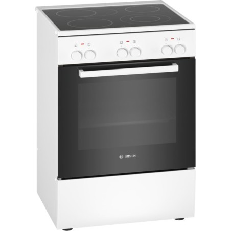 Bosch HKA090220 cocina Cocina independiente Eléctrico Cerámico Blanco