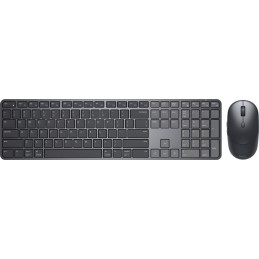 DELL Pro 7 Slim KM726 teclado Ratón incluido Hogar   Oficina RF Wireless + Bluetooth QWERTZ Alemán Negro