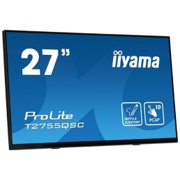 iiyama ProLite T2755QSC-B1 pantalla para PC 68,6 cm (27") 2560 x 1440 Pixeles Quad HD LCD Pantalla táctil Negro