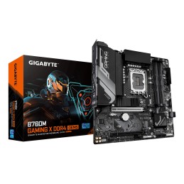 GIGABYTE B760M GAMING X DDR4 GEN5 Placa Base – Compatible con procesadores Intel Core 14ª generación, VRM de 8+1+1 fases, hasta