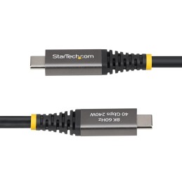 StarTech.com CC2M40GUSB4GEN3 USB cable USB4 Gen 3x2 78.7" (2 m) USB C Black