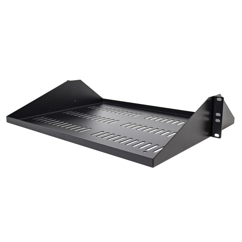StarTech.com Estante Ventilado 2U para Rack de Servidores - Bandeja Universal Voladiza para Montaje en Rack de 19" - Capacidad