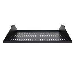StarTech.com Étagère Rack 19 pouces 2U - Plateau Rackable Universel Ventilé - Étagère Baie de Brassage - Étagère Cantilever