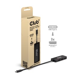 CLUB3D CSV-1553 hub di interfaccia USB tipo-C Nero