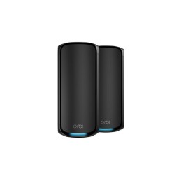 NETGEAR Orbi 970 Series Quad-Band WiFi 7, 2-Pack Quad-band (2.4 GHz   5 GHz-1   5 GHz-2   6 GHz) Wi-Fi 6 (802.11ax) Schwarz 3